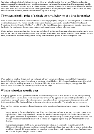 Real Estate Valuation vs. Market Analysis: What’s the Difference?