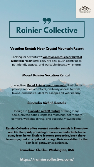 Vacation Rentals Near Crystal Mountain Resort