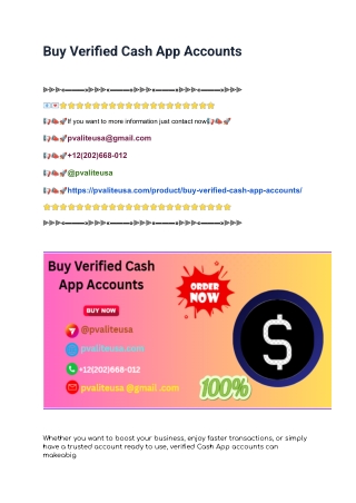 How to Buy Verified Cash App Accounts in Bulk.pdf