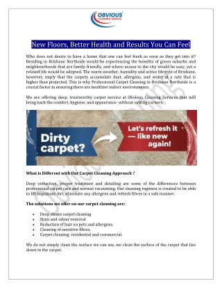 New Floors, Better Health and Results You Can Feel