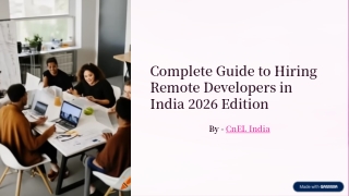 Complete Guide to Hiring Remote Developers in India 2026 Edition