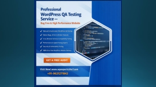 Professional WordPress QA Testing Service – Bug Free & High Performance Website