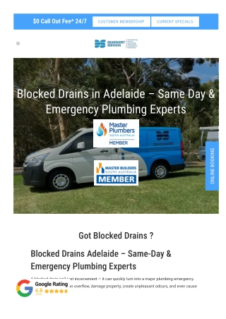 Blocked Drains Adelaide