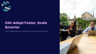 OAI Group Connecting Talent with Opportunity Worldwide