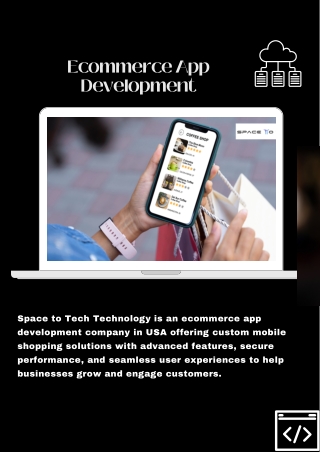Ecommerce App Development Company USA – Custom Mobile Apps