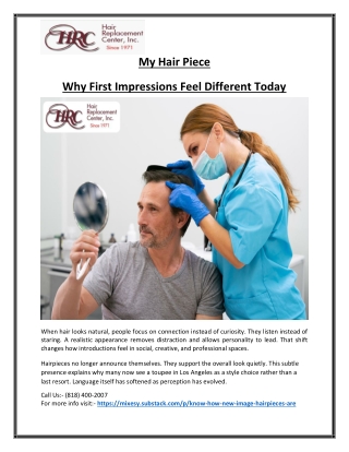 New Image Hairpieces Los Angeles  Trusted Experts