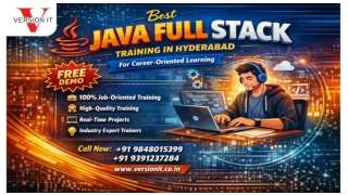 Best Java Full Stack Training in Hyderabad for Career-Oriented Learning