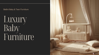 Luxury Baby Furniture