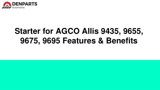 Agco Allis Tractors 9435 9655 9675 9695