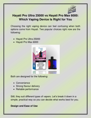 Hayati pro ultra 25000