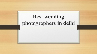 Best wedding photographers in delhi