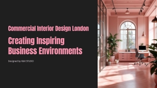 Commercial Interior Design London Services – K&K Studio
