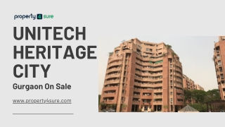 Unitech Heritage City Gurgaon On Sale