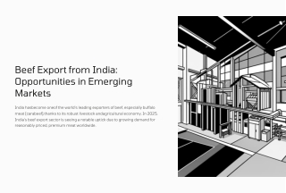 Beef Export from India: Opportunities in Emerging Markets