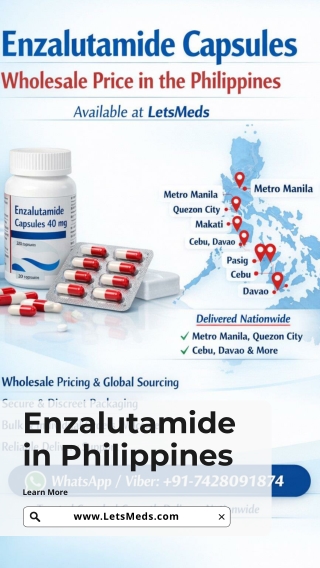 Purchase Enzalutamide Capsules Lower Cost in Philippines