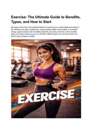 Exercise_ The Ultimate Guide to Benefits, Types, and How to Start (3)