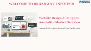 Website Design & Its Types: Australian Market Overview