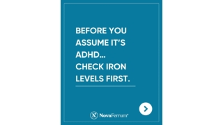 Before Assuming It ADH Check Iron First