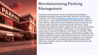 Parking Management System