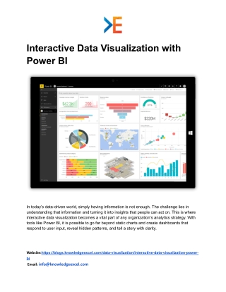 Transform Your Data with Interactive Visualization in Power BI