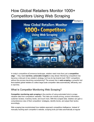 How Global Retailers Monitor 1000  Competitors Using Web Scraping _ RetailGators