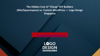 The Hidden Cost of Cheap  DIY Builders Wix Squarespace vs Custom WordPress — Logo Design Singapore