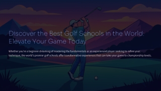 Golf Schools in Las Vegas Nevada with Modern Training Facilities