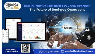 Cloud-Native ERP Development Using Zoho Creator
