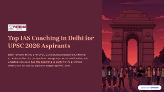 Top IAS Coaching in Delhi for UPSC 2026 Aspirants