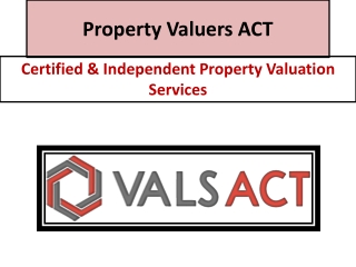 Property Valuers ACT | Certified & Independent Property Valuation Experts