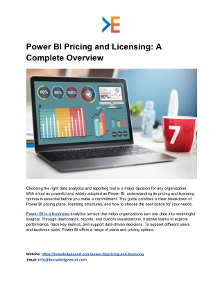 Complete Breakdown of Power BI Licensing Plans
