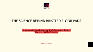 Flex Scrub Bristled Pads for Floor Polishing and Scrubbing
