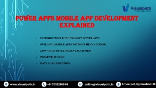 Power Apps Course - Microsoft Power Automate Training