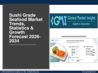 Sushi Grade Seafood Market Trends, Statistics & Growth Forecast 2026- 2034