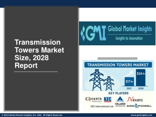 Transmission Towers Market Size, 2028 Report