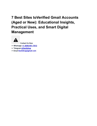 7 Best Sites to Buy Verified Gmail Accounts (Aged or New) ... (13)