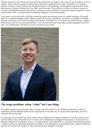 Avoiding Common Pitfalls in Property Appraisal Requests