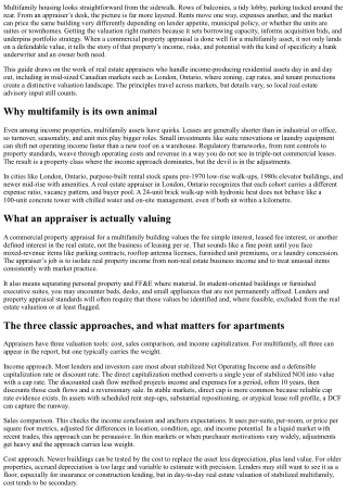 Commercial Property Appraisal for Multifamily Assets: What to Know