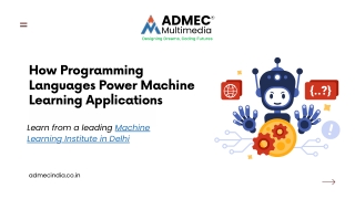 How Programming Languages Power Machine Learning Applications