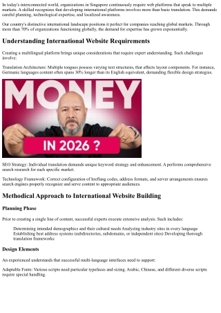 Web Designers in Singapore: Balancing English, Mandarin, and More