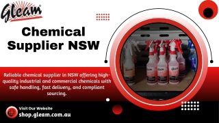 Chemical Supplier NSW