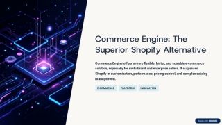 Ecommerce Marketplace Solution — Build & Scale with CommercEngine