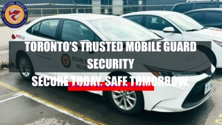 Mobile Guard Security & Concierge Services Toronto