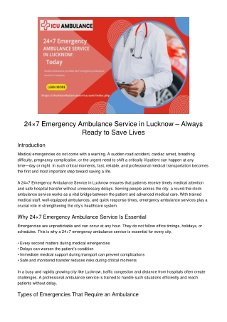 24x7_Emergency_Ambulance_Service_in_Lucknow
