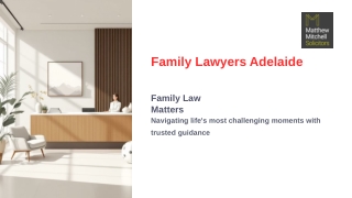 Family Lawyers Adelaide  Family Law Matters