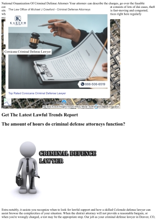 The Procedure Colorado District Attorneys' Council