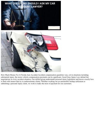 Vehicle Crash Payment: Real-life Examples And Typical Settlements