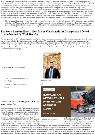 Cars And Truck Mishap Attorney In Michigan Morgan & Morgan Law Office