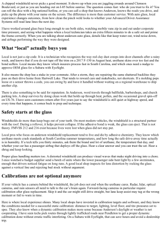 Why Choose Local Pros? Benefits of Anderson Auto Glass Replacement