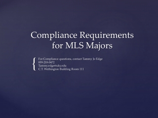 Compliance Requirements for MLS Majors